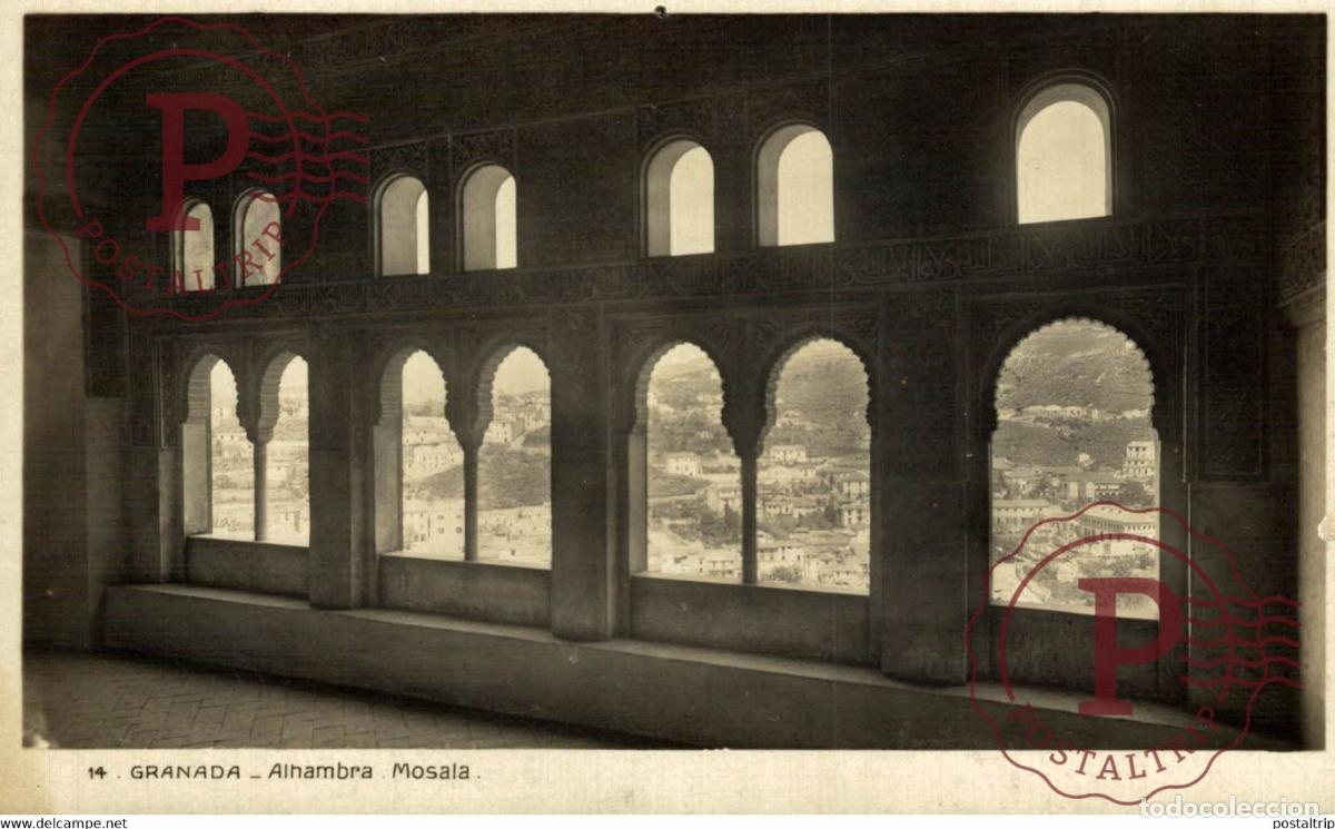 Postkarten: GRANADA ALHAMBRA MOSALA ANDALUCIA GRANADA ESPA&Ntilde;A ESPAGNE
