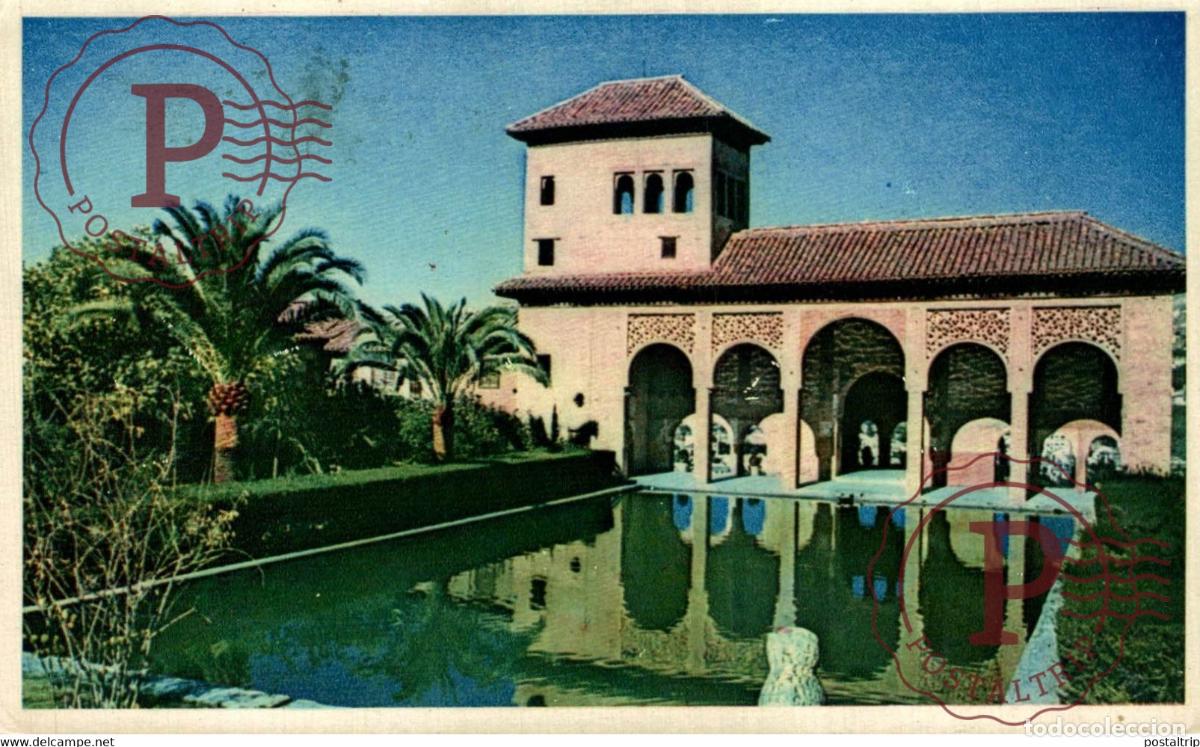 Postkarten: GRANADA ALHAMBRA TORRE DE LAS DAMAS ANDALUCIA GRANADA ESPA&Ntilde;A ESPAGNE