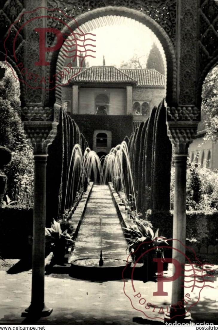 Postkarten: GRANADA GENERALIFE JARDINES ANDALUCIA GRANADA ESPA&Ntilde;A ESPAGNE