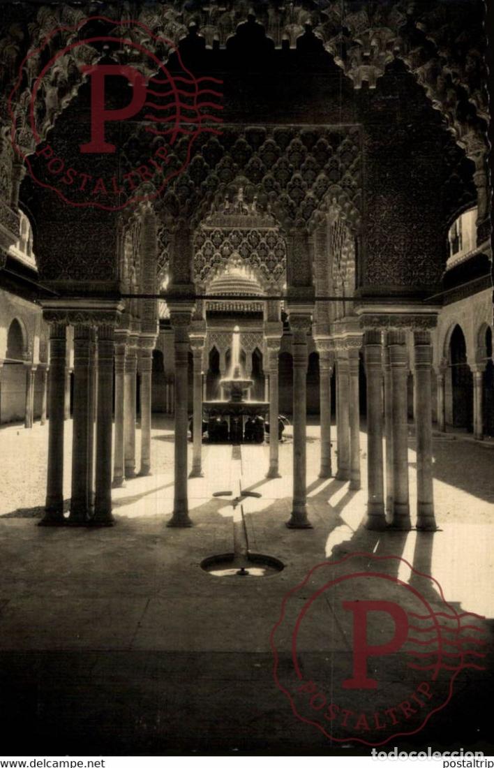 Postkarten: GRANADA ALHAMBRA PATIO DE LOS LEONES ANDALUCIA GRANADA ESPA&Ntilde;A ESPAGNE