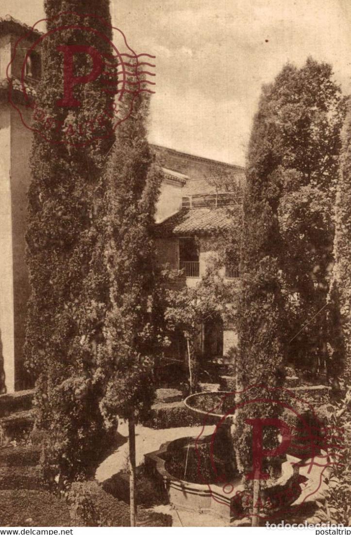 Postais: GRANADA ALHAMBRA PATIO DE LINDARAJA ANDALUCIA GRANADA ESPA&Ntilde;A ESPAGNE