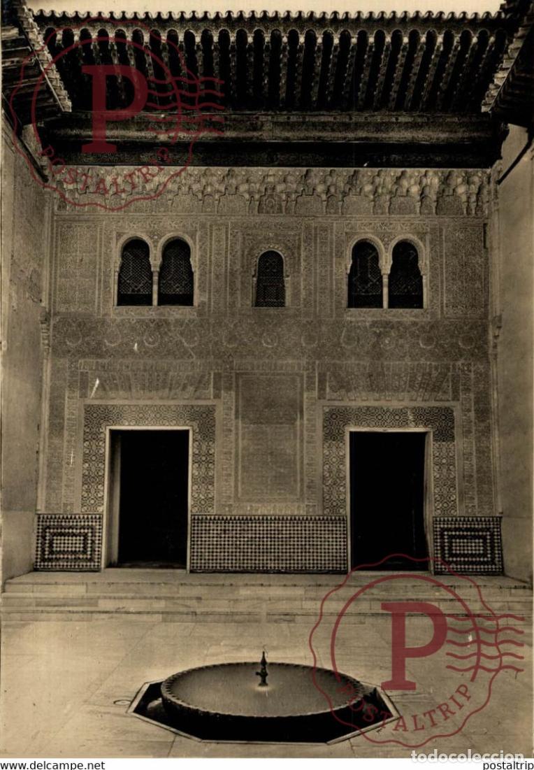 Postkarten: GRANADA ALHAMBRA PATIO DEL MEXUAR Y FACHADA DEL SERRALLO ANDALUCIA GRANADA ESPA&Ntilde;A ESPAGNE