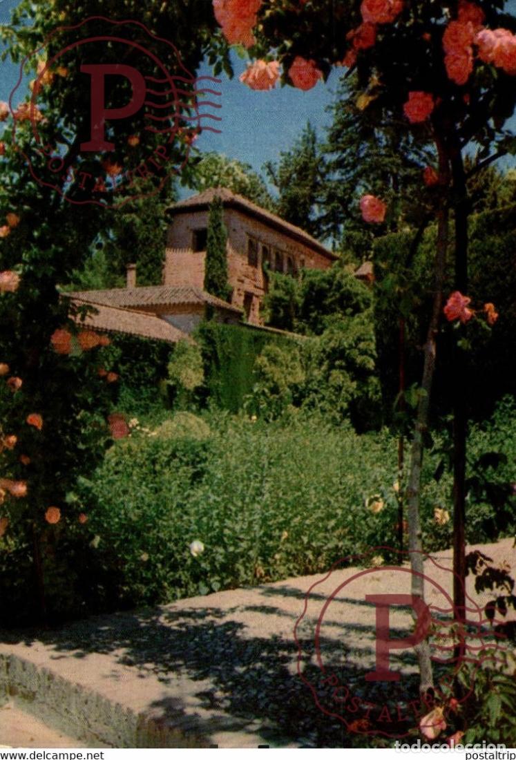 Postkarten: GRANADA GENERALIFE JARDINES ANDALUCIA GRANADA ESPA&Ntilde;A ESPAGNE