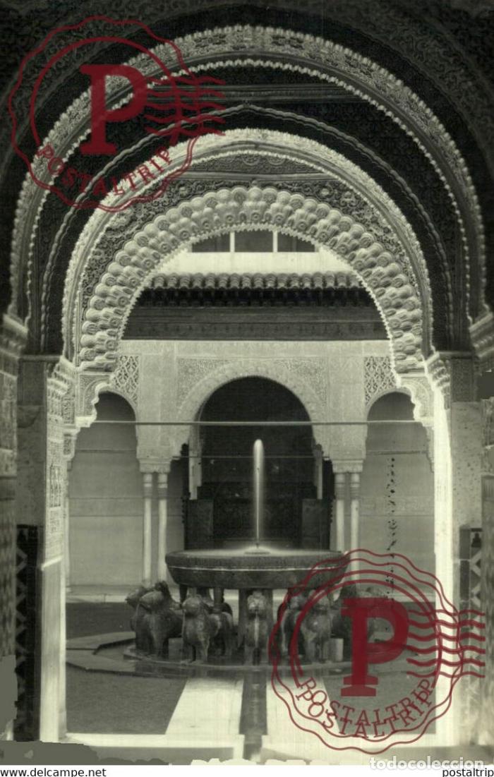 Cartes Postales: ANDALUCIA GRANADA ALHAMBRA PATIO DE LOS LEONES SPAIN ESPAGNE