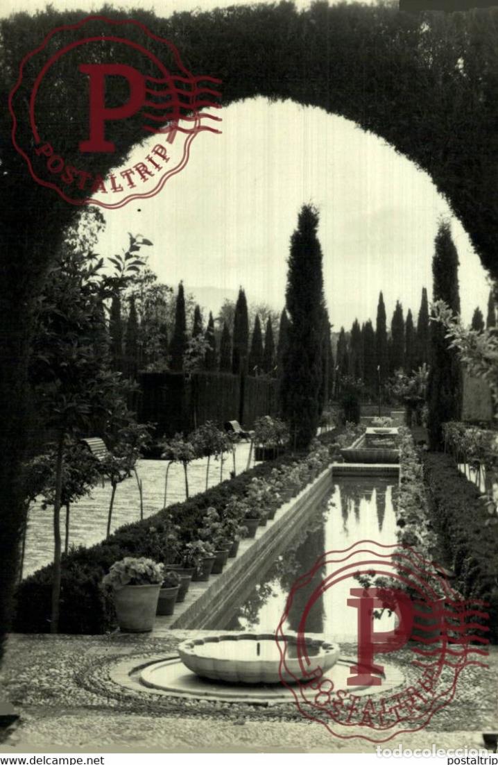 Cartes Postales: ANDALUCIA GRANADA GENERALIFE JARDINES NUEVOS SPAIN ESPAGNE