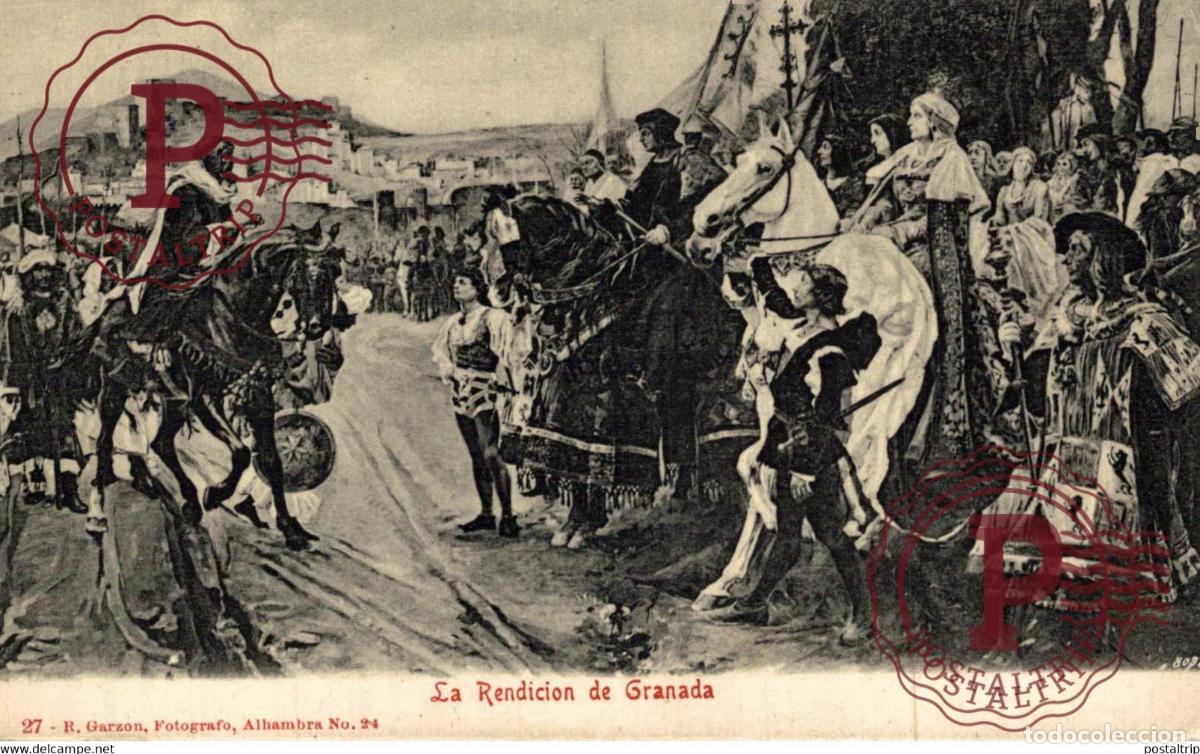 Postales: GRANADA. LA RENDICION. - Foto 1