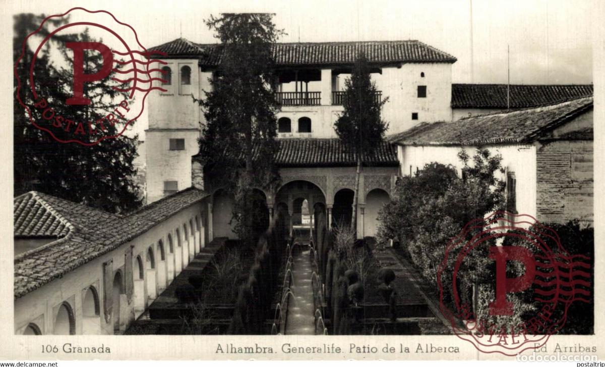 Postales: GRANADA. ALHAMBRA. GENERALIFE. - Foto 1
