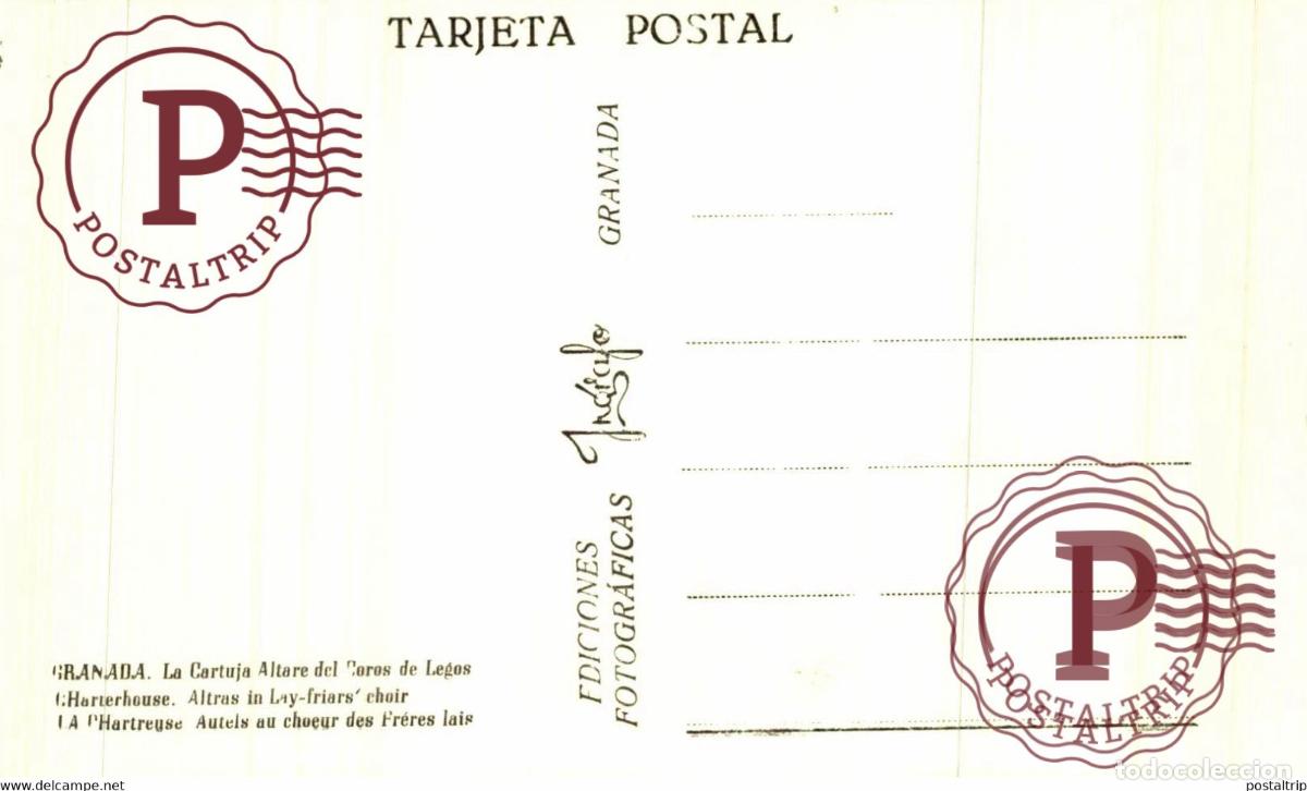 Postales: GRANADA. LA CARTUJA. - Foto 2