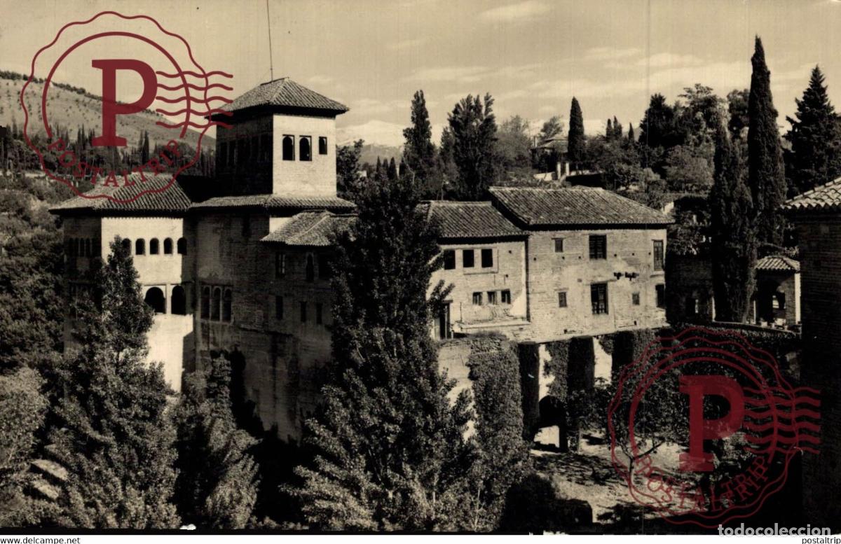 Postales: GRANADA. ALHAMBRA. TORRE DE LAS DAMAS. - Foto 1