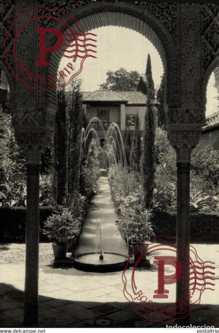 Postcards: GRANADA EL GENERALIFE ANDALUC&Iacute;A ESPA&Ntilde;A ESPAGNE