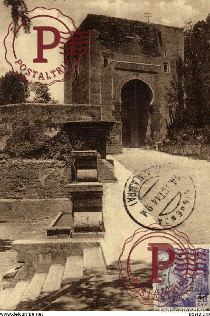 Cartes Postales: GRANADA ALHAMBRA, PILAR DE CARLOS V Y TORRE DE LA JUSTICIA ANDALUC&Iacute;A ESPA&Ntilde;A ESPAGNE