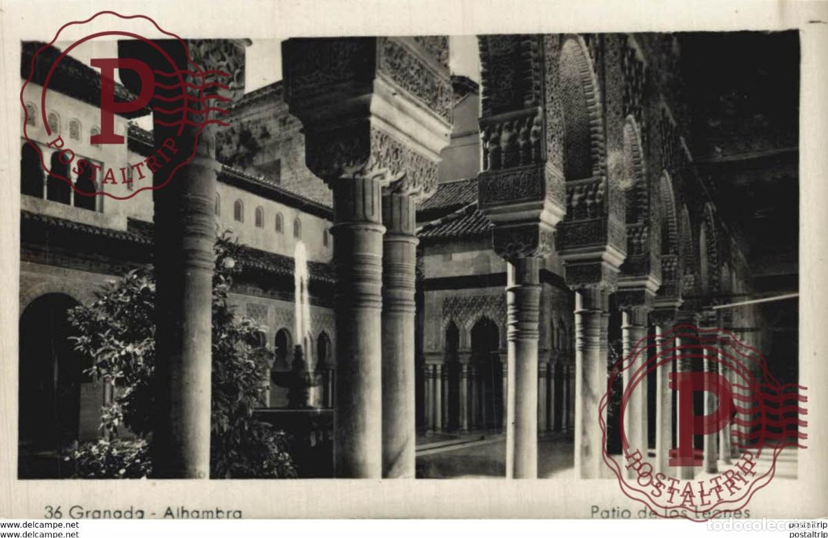 Cartes Postales: GRANADA. ALHAMBRA. PATIO DE LOS LEONES