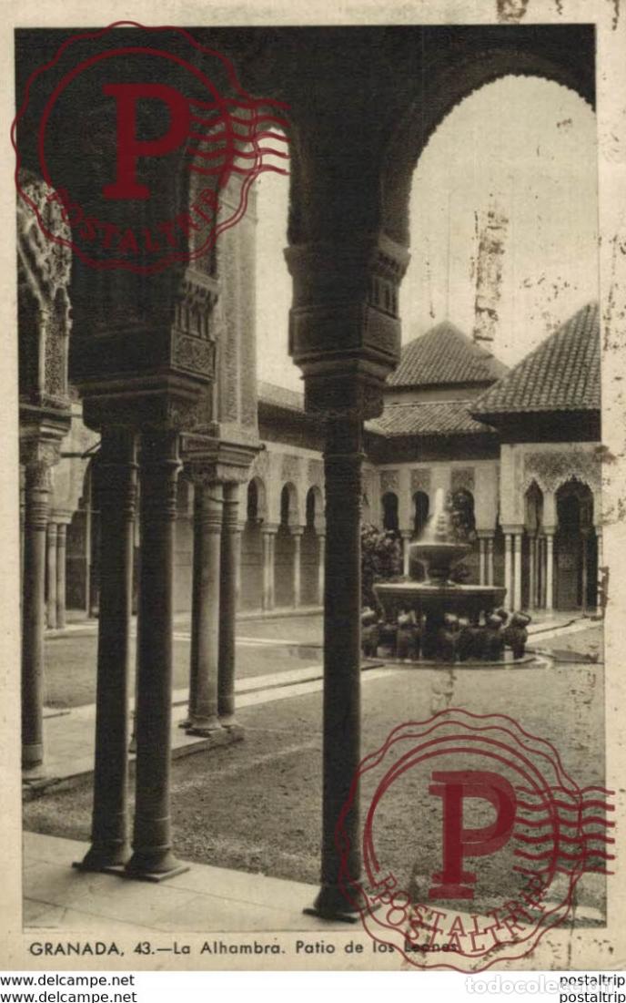 Cartes Postales: GRANADA. ALHAMBRA. PATIO DE LOS LEONES