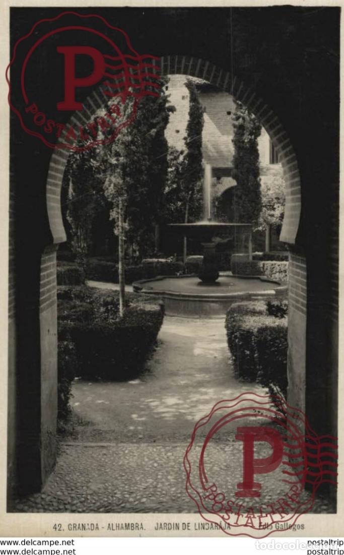 Postales: GRANADA. ALHAMBRA. JARDIN DE LINDARAJA
