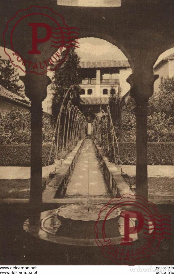 Postales: GRANADA. ALHAMBRA. PATIO DE LA ACEQUIA