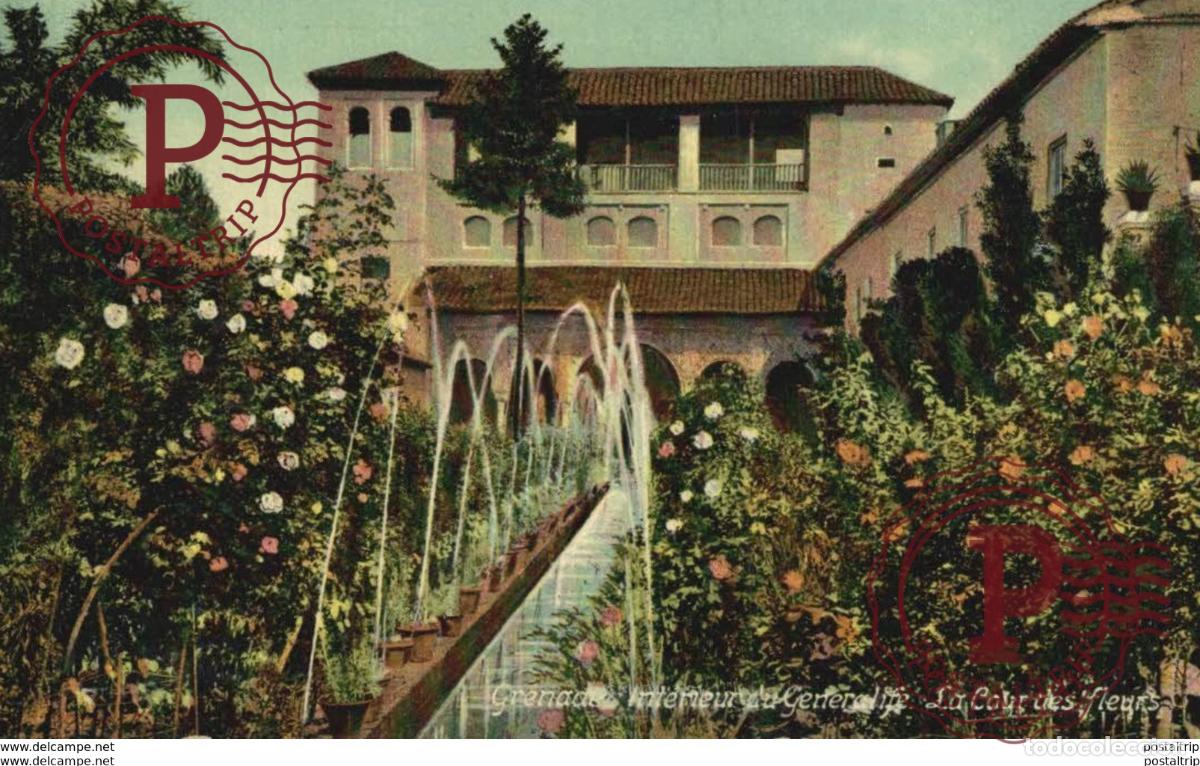 Postales: GRANADA. ALHAMBRA. GENERALIFE