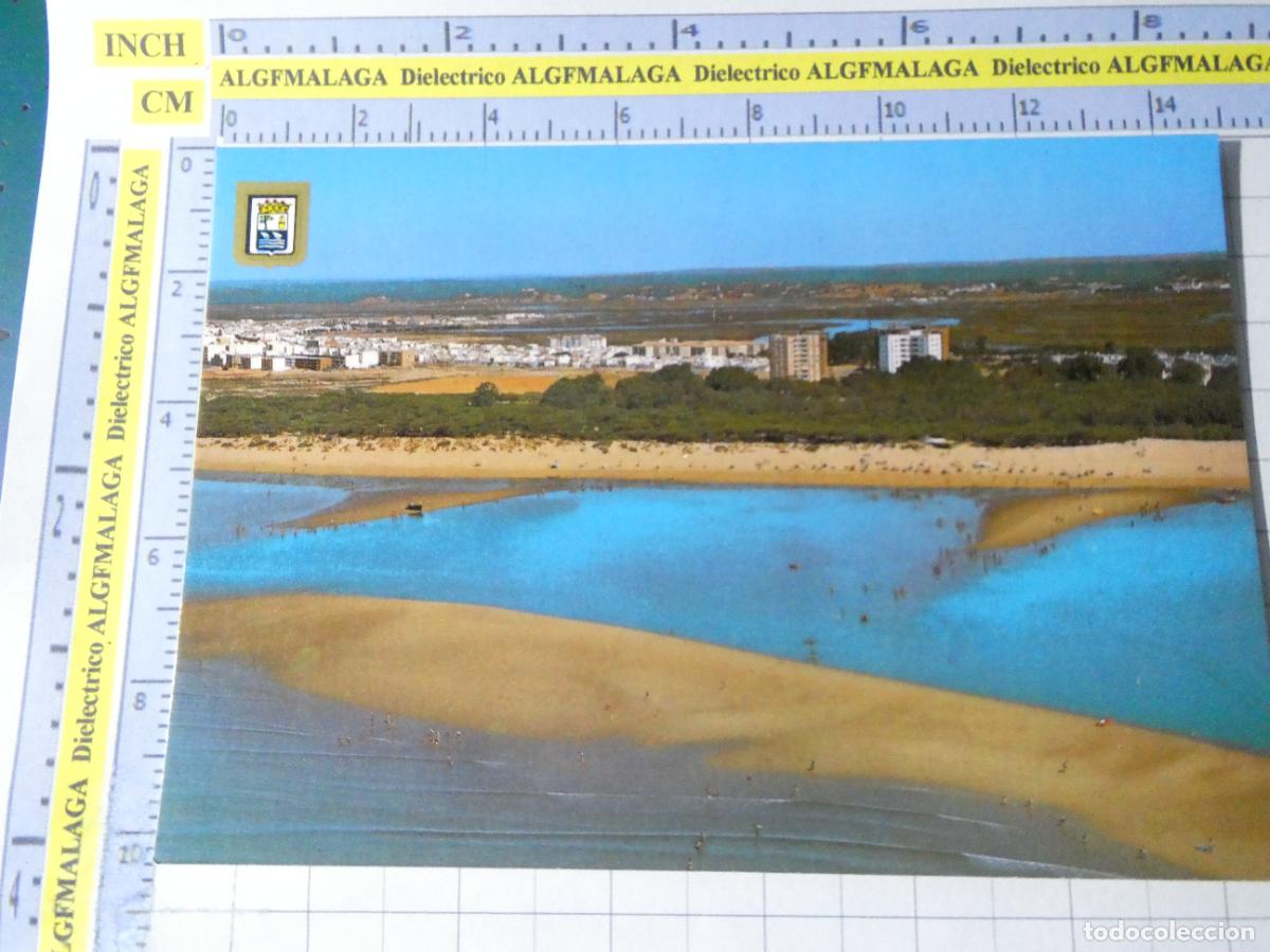 Postales: POSTAL DE HUELVA. A&Ntilde;O 1981. ISLA CRISTINA CIUDAD Y PLAYAS DESDE EL ESTE. 1525 MONTIU. 2401