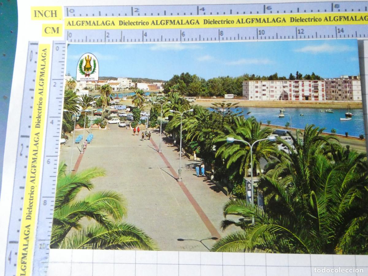 Postales: POSTAL DE HUELVA. A&Ntilde;O 1975. AYAMONTE PASEO QUEIPO DE LLANO Y D&Aacute;RSENA 8699 SAN JOS&Eacute;. 2403
