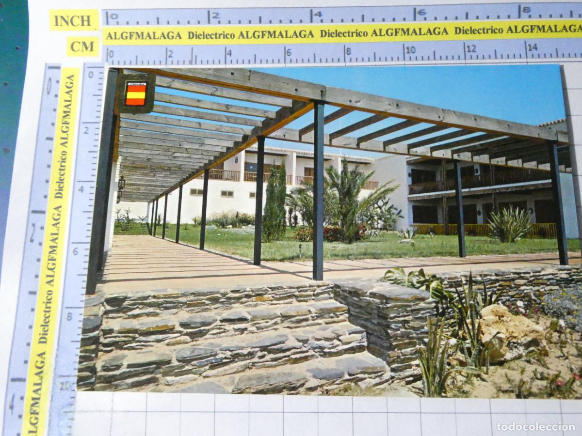 Postales: POSTAL DE HUELVA. A&Ntilde;O 1970. PARADOR NACIONAL CRISTOBAL COL&Oacute;N MAZAG&Oacute;N MOGUER 3 DGT. 2406