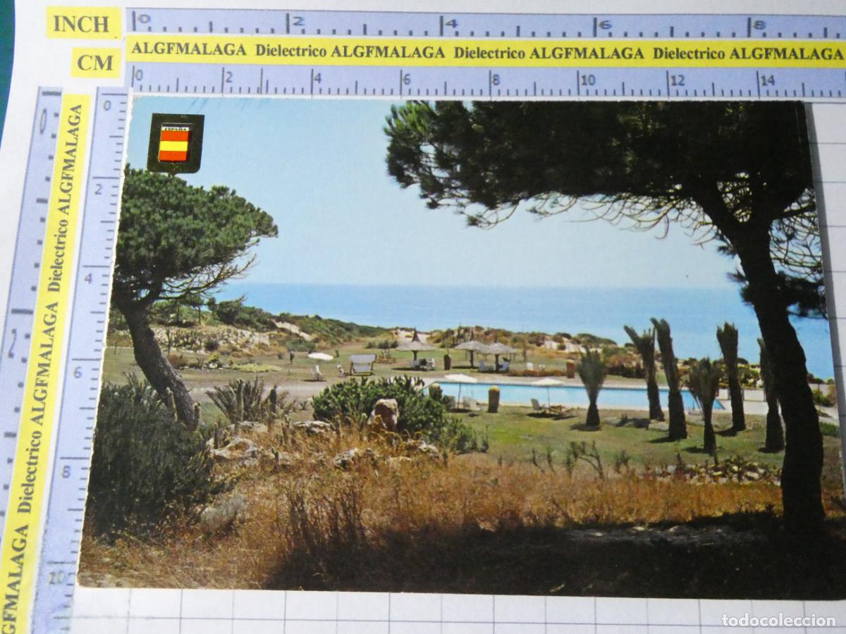 Postales: POSTAL DE HUELVA. A&Ntilde;O 1970. PARADOR NACIONAL CRISTOBAL COL&Oacute;N MAZAG&Oacute;N MOGUER 1 DGT. 2407