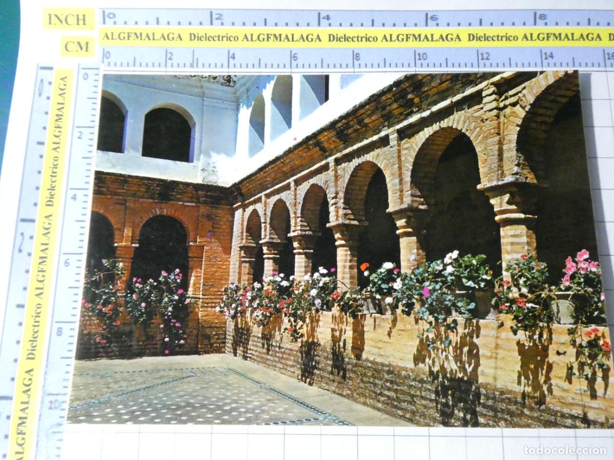Postales: POSTAL DE HUELVA. A&Ntilde;O 1967. MONASTERIO DE LA R&Aacute;BIDA CLAUSTRO MUDEJAR 4 RO FOTO. 2421