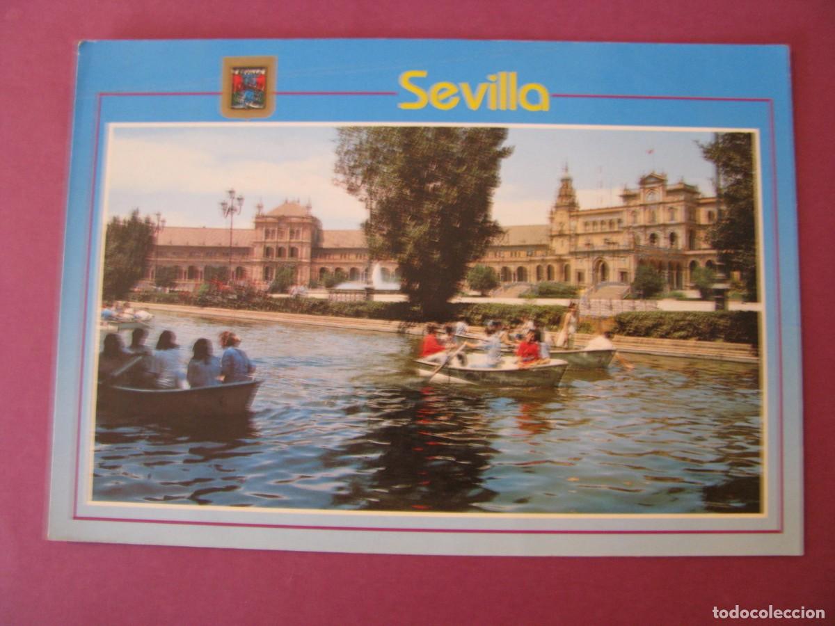 Postales: POSTAL DE SEVILLA. PLAZA ESPA&Ntilde;A. DOMINGUEZ 423