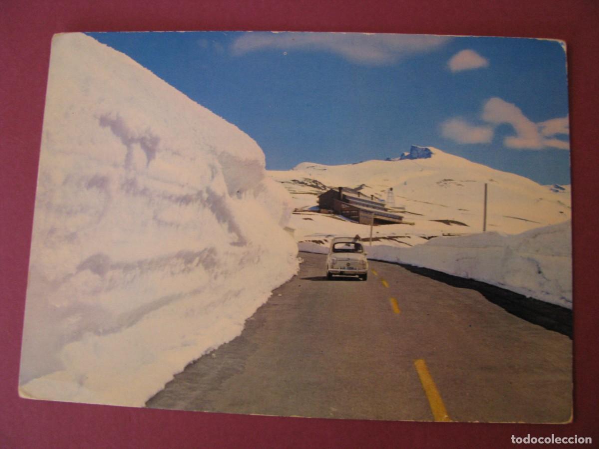 Postales: POSTAL DE GRANADA. SIERRA NEVADA. PARADOR SIERRA NEVADA Y PICO DEL VELETA. ARRIBAS 2030