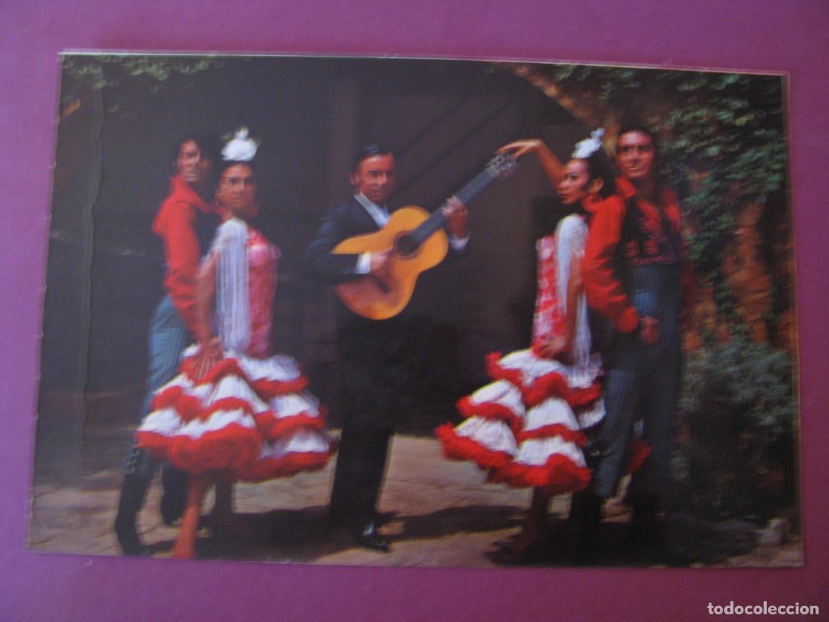 Postales: POSTAL DE BALLET ESPA&Ntilde;OL LOS FLAMENCOS. F.A.C.S.A.