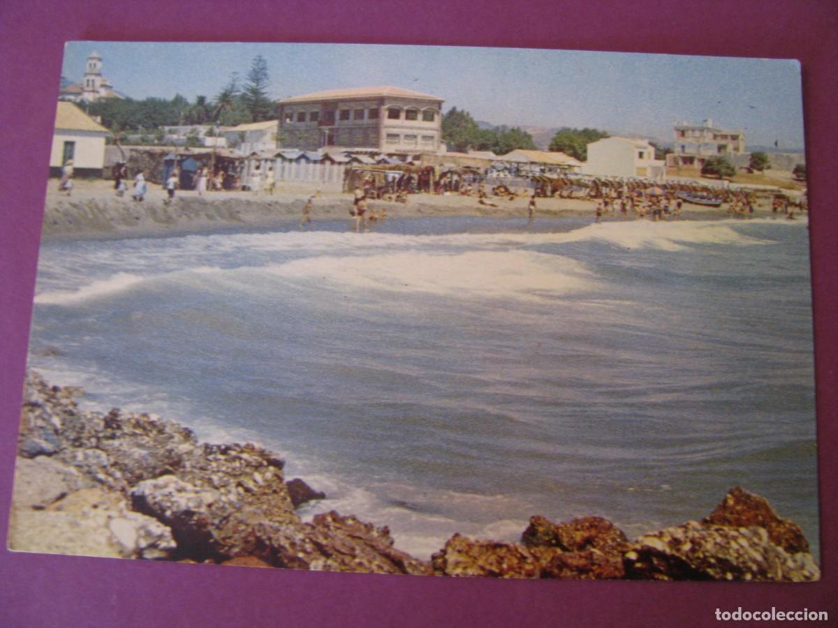 Postales: POSTAL DE MARBELLA. VISTA PARCIAL PLAYA ORIENTE. EXCLUSIVAS ALAMOS.