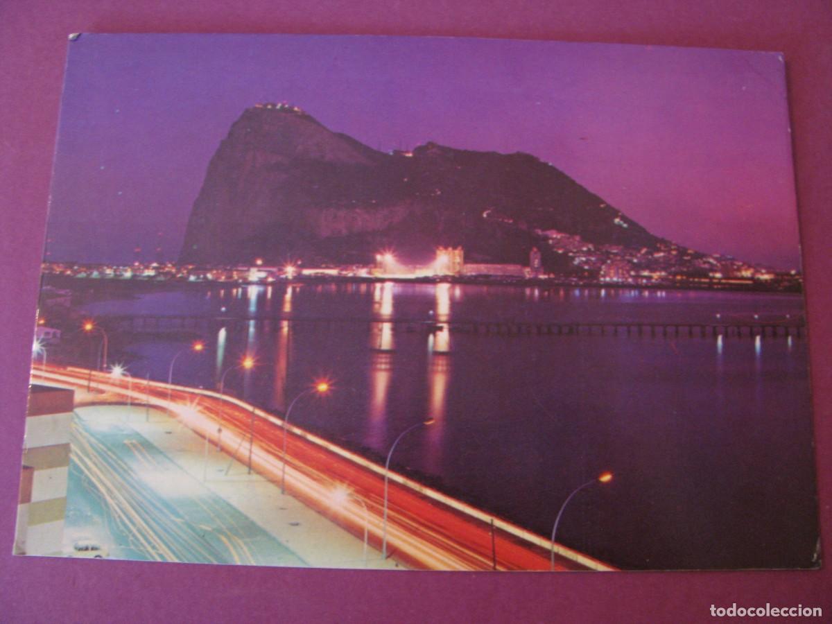 Postales: POSTAL DE LA LINEA DE LA CONCEPCION. PE&Ntilde;ON DE GIBRALTAR. POSTALES INMA.