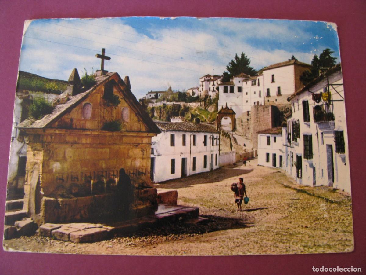 Postales: POSTAL DE RONDA. FUENTE DE LOS OCHO CA&Ntilde;OS. ARRIBAS. CIRCULADA