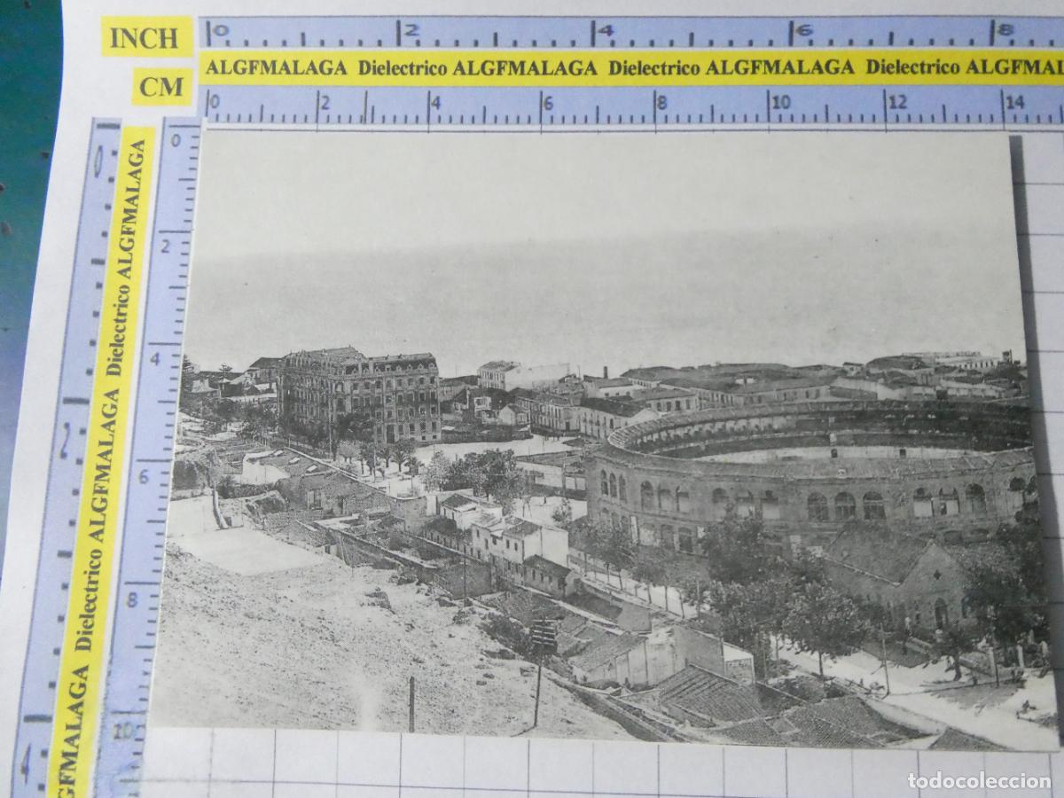 Postcards: POSTAL DE M&Aacute;LAGA. FACS&Iacute;MIL AGUALARGA. PLAZA DE TOROS Y PUERTO. 2446
