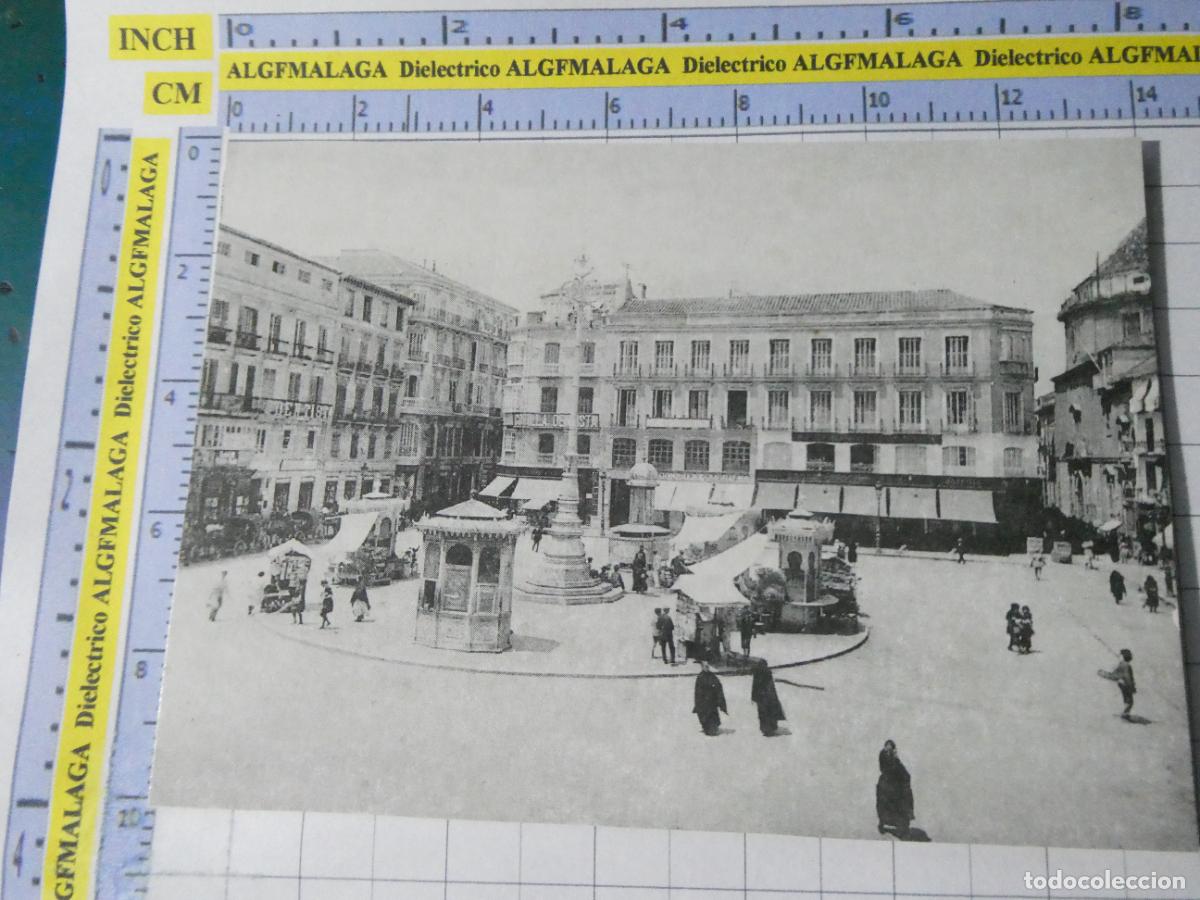 Postales: POSTAL DE M&Aacute;LAGA. FACS&Iacute;MIL AGUALARGA. PLAZA DE LA CONSTITUCI&Oacute;N. 2461