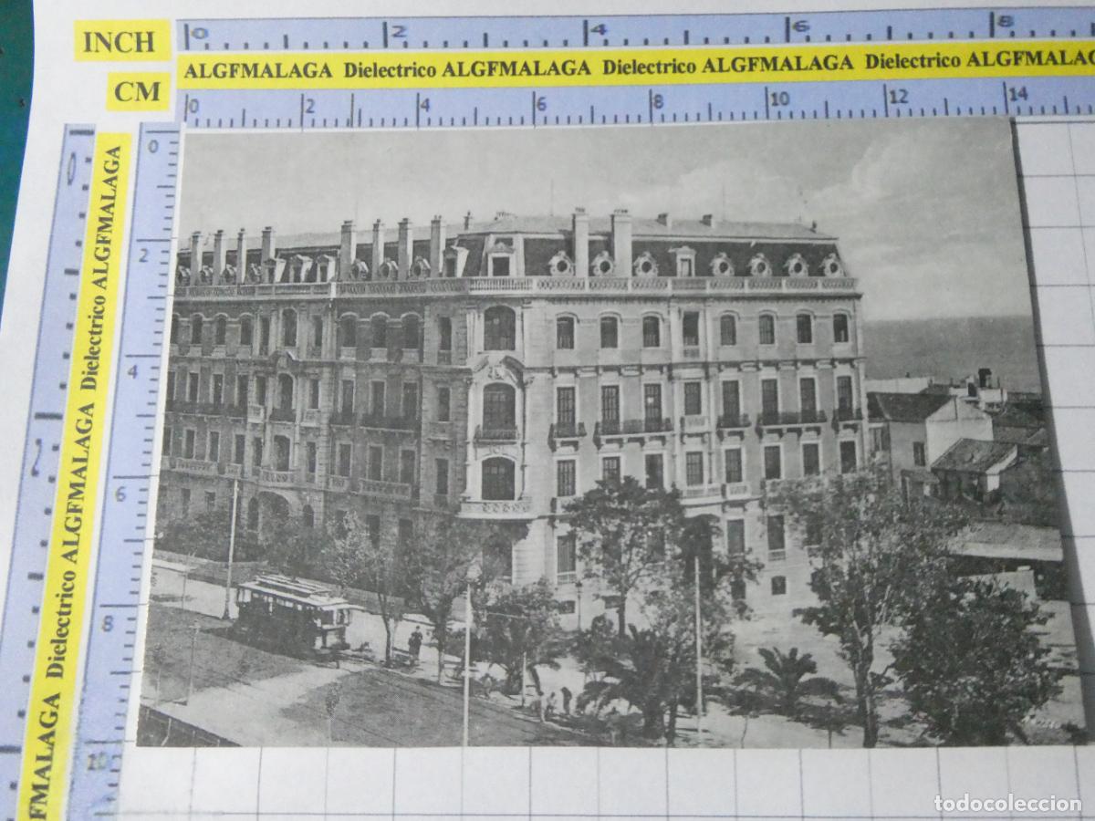 Postales: POSTAL DE M&Aacute;LAGA. FACS&Iacute;MIL AGUALARGA. OFICINA DE LOS FERROCARRILES ANDALUCES. 2464