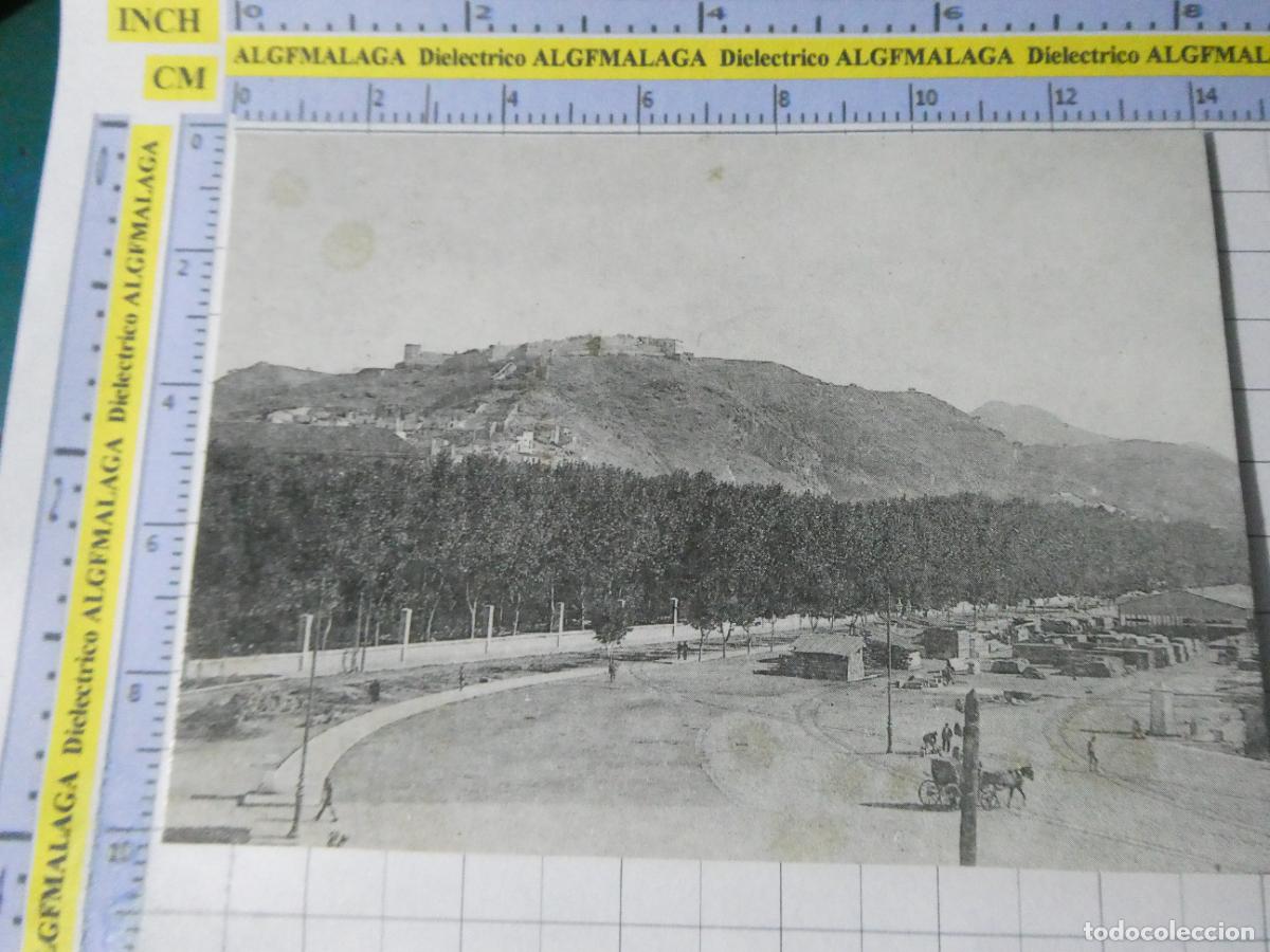 Postales: POSTAL DE M&Aacute;LAGA. FACS&Iacute;MIL AGUALARGA. CASTILLO DE GIBRALFARO. 2465