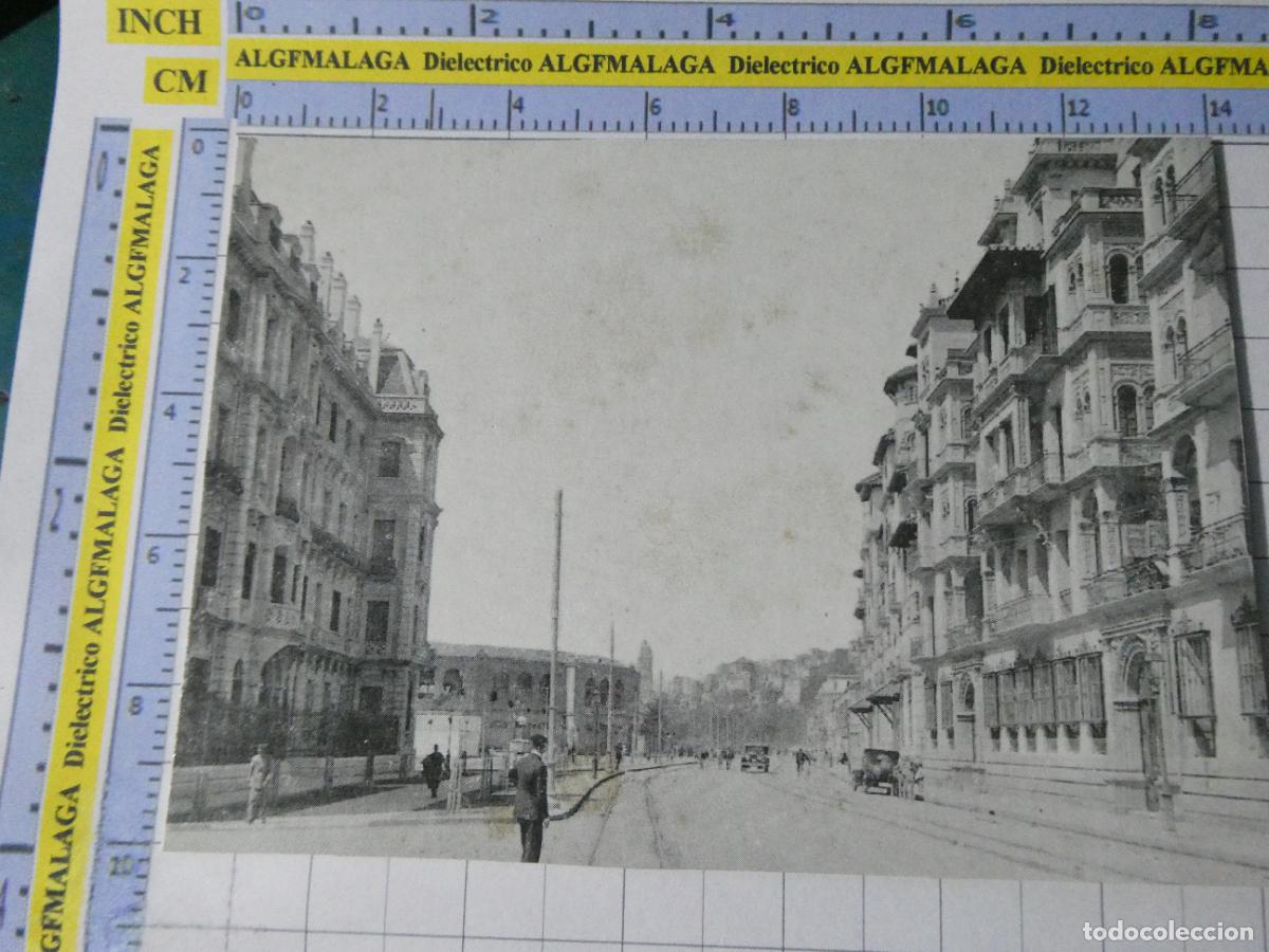 Postales: POSTAL DE M&Aacute;LAGA. FACS&Iacute;MIL AGUALARGA. OFICINA FERROCARRILES ANDALUCES Y HOTELES DON FELIPE SAEN 2466