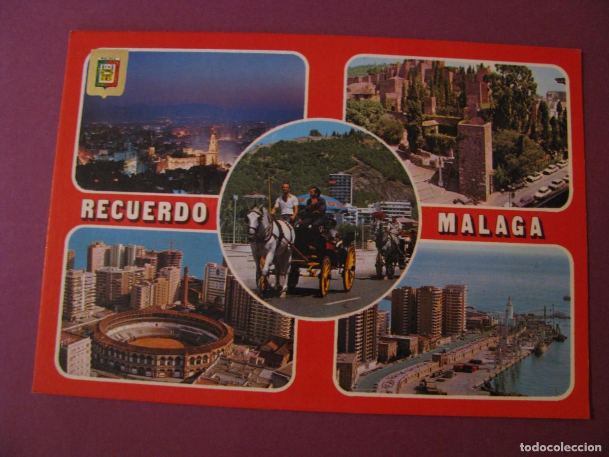 Postales: POSTAL RECUERDO DE MALAGA. DIVERSOS ASPECTOS. DOMINGUEZ 126