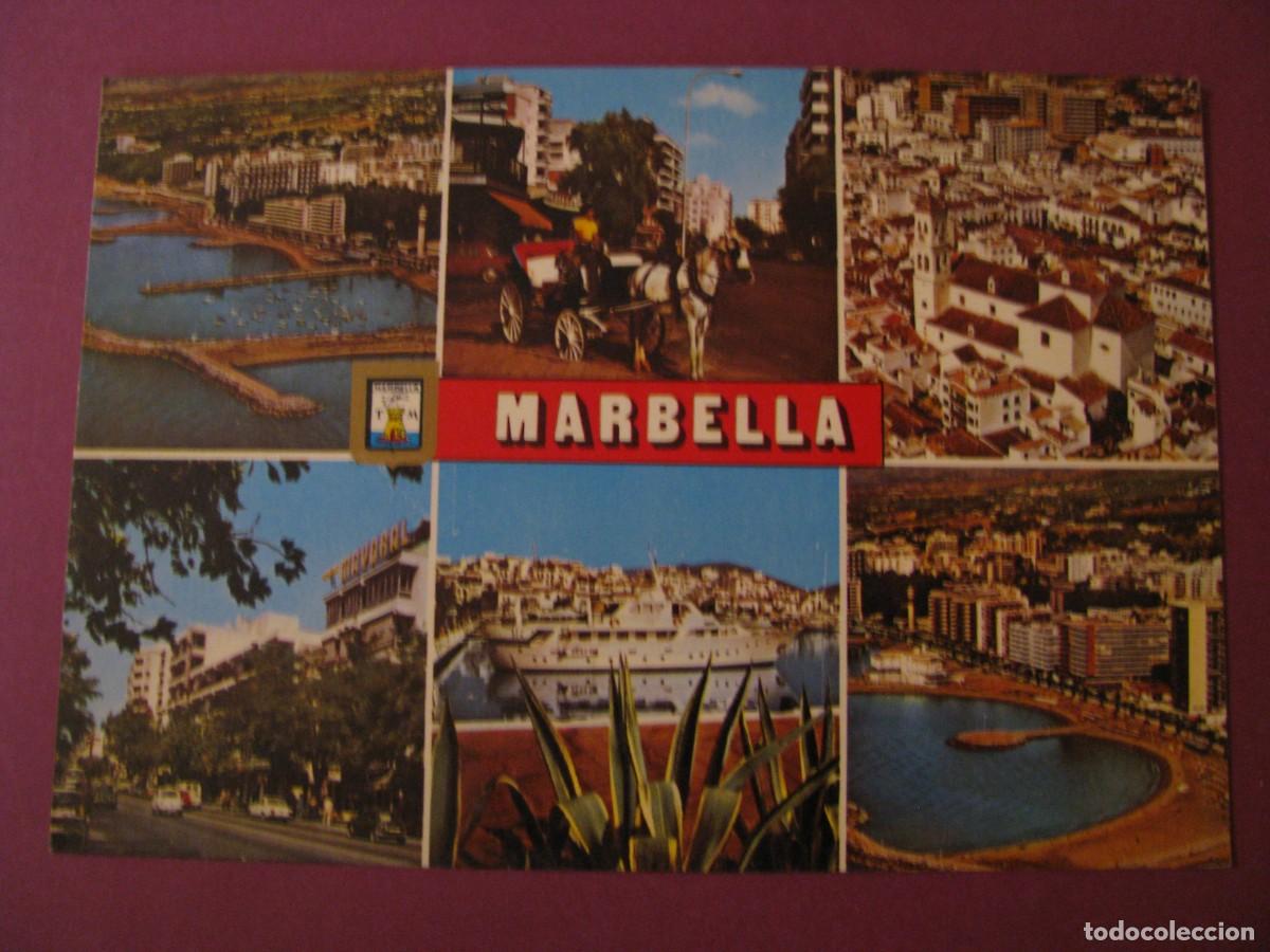 Postales: POSTAL DE MARBELLA. DIVERSOS ASPECTOS. DOMINGUEZ 30