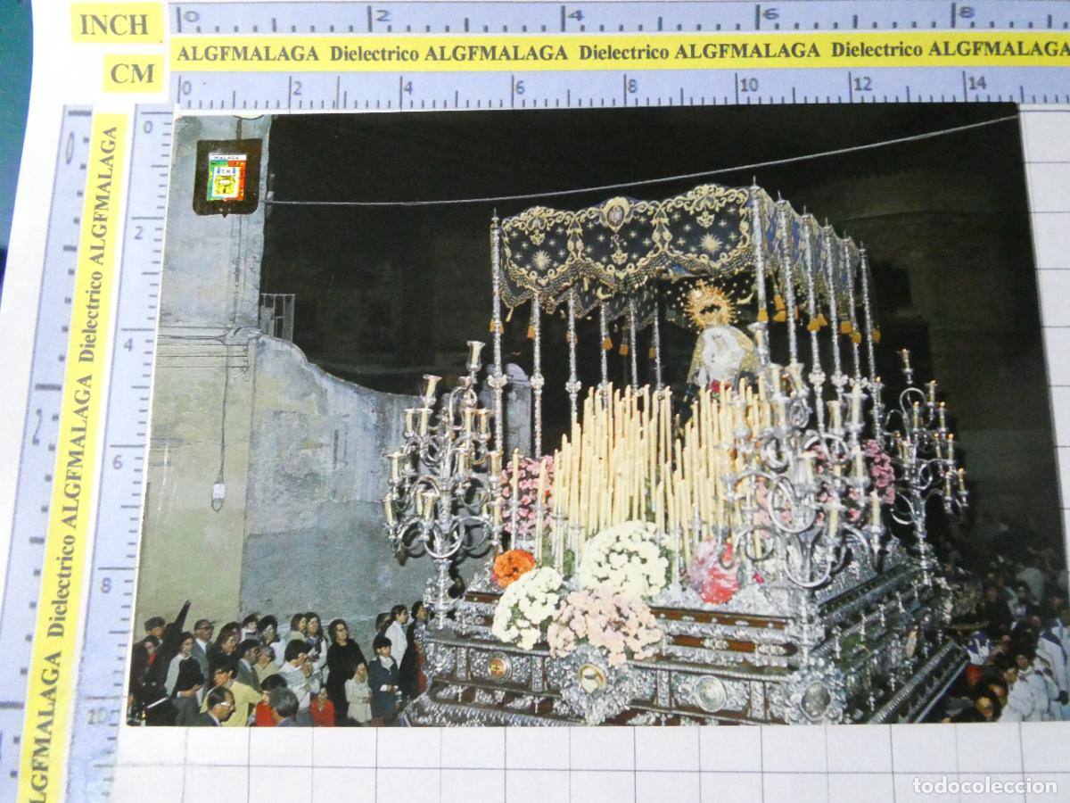 Postales: POSTAL DE M&Aacute;LAGA RELIGIOSA SEMANA SANTA. A&Ntilde;O 1975 MAR&Iacute;A SANT&Iacute;SIMA ESTRELLA 32 ESCUDO ORO. 2497