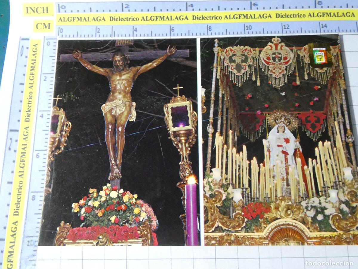Postales: POSTAL DE M&Aacute;LAGA RELIGIOSA SEMANA SANTA. A&Ntilde;O 1979 CRISTO MILAGROS ZAMARRILLA 15 ESCUDO ORO. 2502