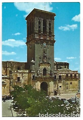 Postales: FACHADA LATERAL Y TORRE DE SANTA MARIA.- ARCOS DE LA FRONTERA