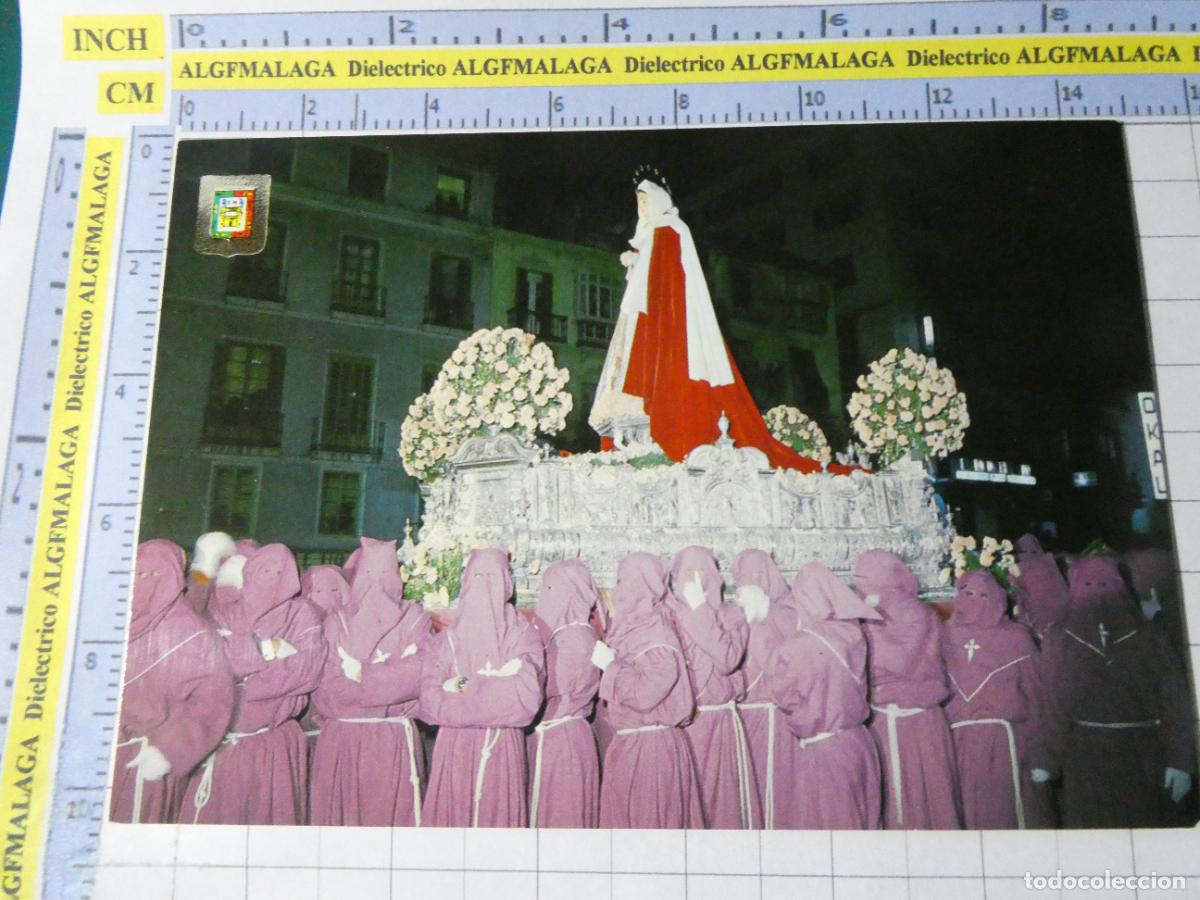 Postales: POSTAL DE M&Aacute;LAGA RELIGIOSA SEMANA SANTA. A&Ntilde;O 1975 MAR&Iacute;A SANTISIMA AMOR 42 ESCUDO ORO. 2516