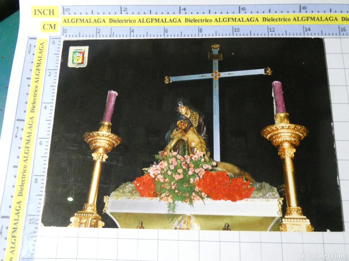 Postales: POSTAL DE M&Aacute;LAGA RELIGIOSA SEMANA SANTA. A&Ntilde;O 1975. NTRA SRA LA PIEDAD 36 ESCUDO ORO. 2520