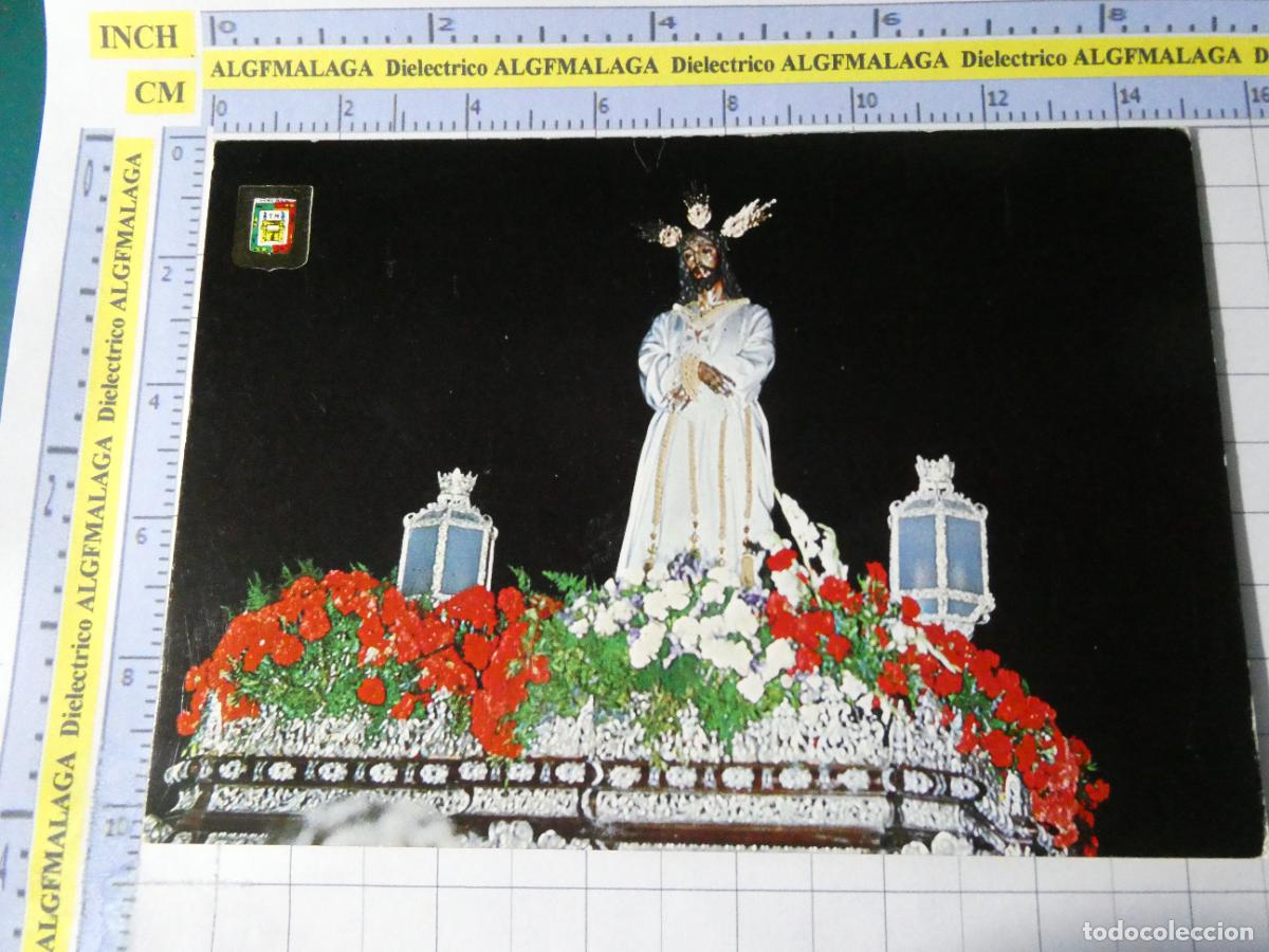 Postales: POSTAL DE M&Aacute;LAGA RELIGIOSA SEMANA SANTA. A&Ntilde;O 1975. JES&Uacute;S CAUTIVO 30 ESCUDO ORO. 2522