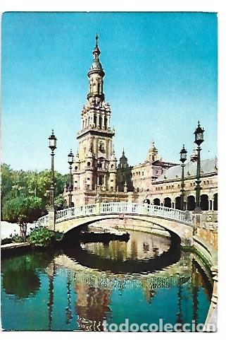 Postales: PLAZA DE ESPA&Ntilde;A.- SEVILLA