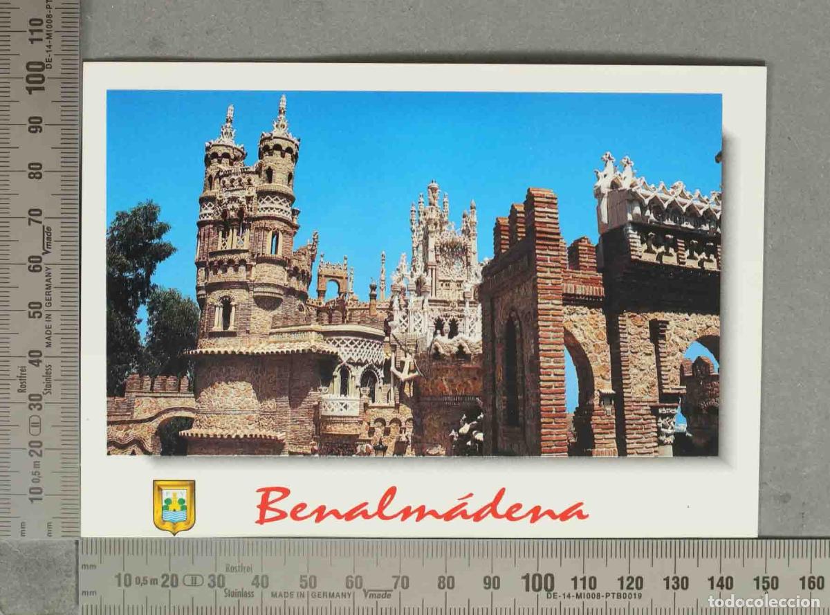 Postales: POSTAL. Benalm&aacute;dena - Castillo de Colomares - Dominguez