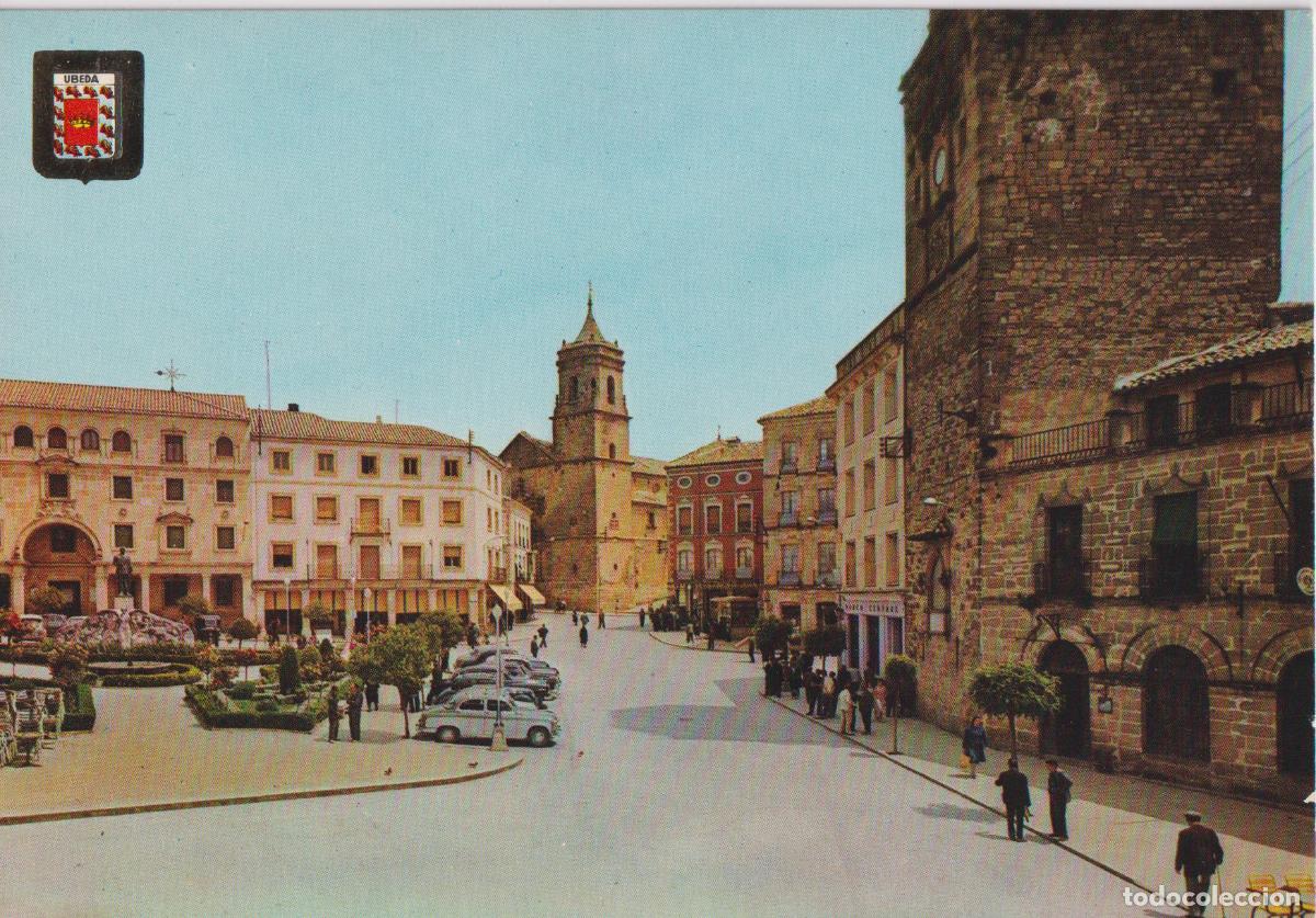 Postales: UBEDA (JAEN) PLAZA DEL GENERAL SARO &ndash; ESCUDO DE ORO N&ordm;2 &ndash; S/C