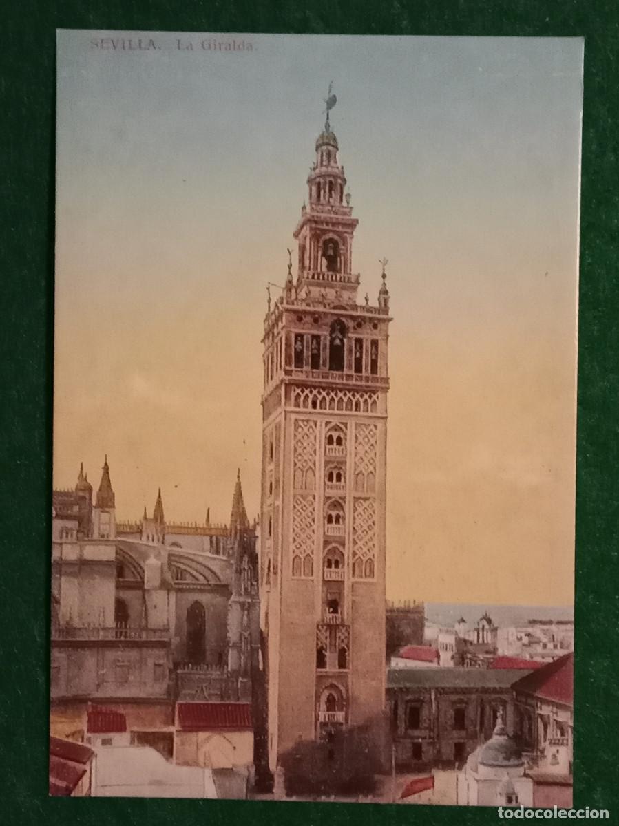 Postales: Replica de Postal Antigua - La Giralda - Sevilla.