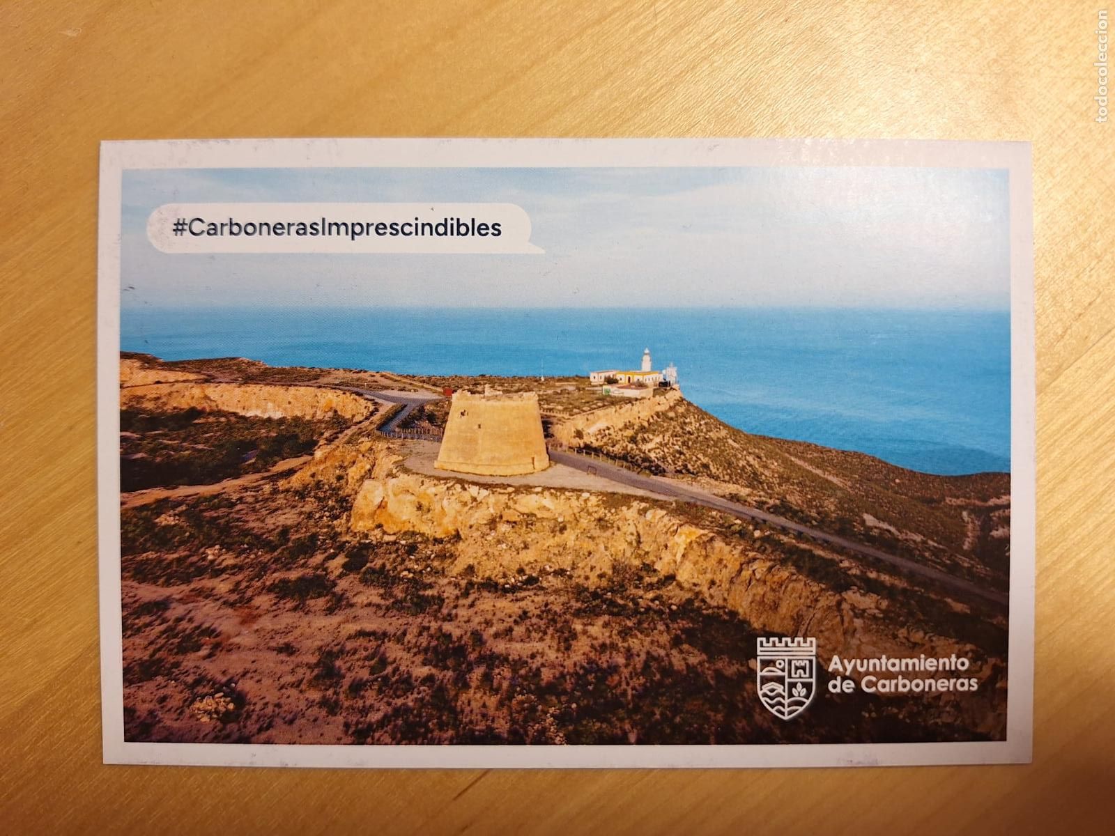 Postales: Postal Costa de Carboneras Almer&iacute;a Turismo Paisajes Mar Mediterr&aacute;neo