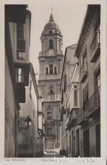 Postales: MALAGA SIN ESCRIBIR CALLE MORENO MONROY